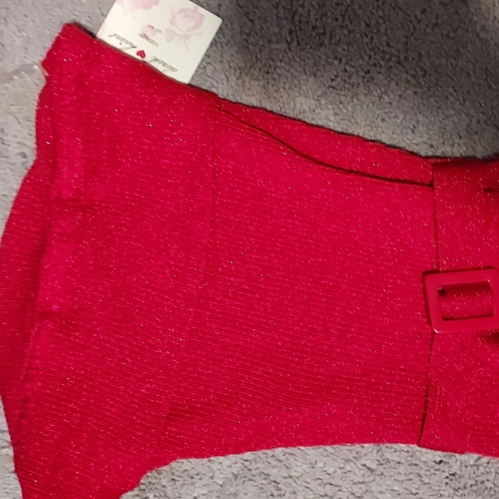 Red strapless party dress size m - Picture 2 of 6